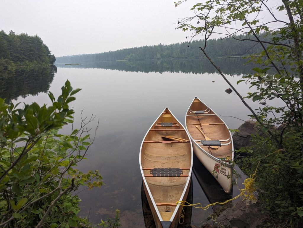 canoes and kayaks