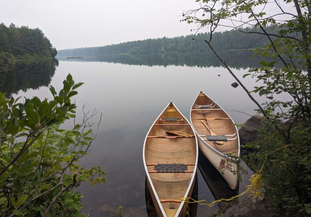 canoes and kayaks